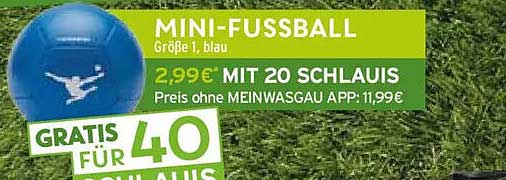 MINI-FUSSBALL Größe 1, blau
