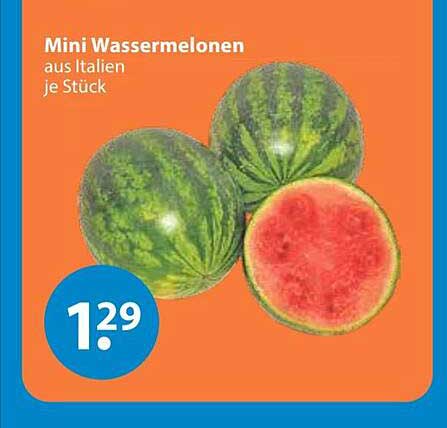 Mini Wassermelonen aus Italien je Stück
