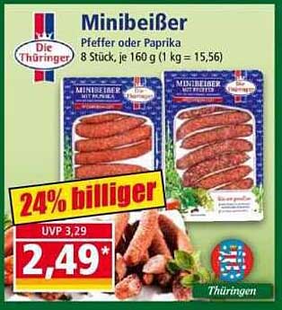 Minibeißer Pfeffer oder Paprika