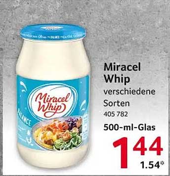 Miracel Whip verschiedene Sorten 405 782 500-ml-Glas
