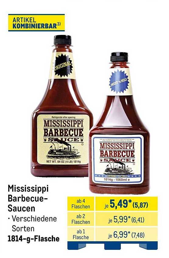 Mississippi Barbecue-Saucen