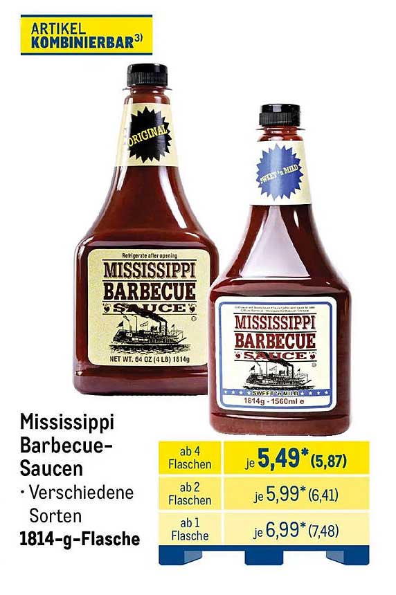 Mississippi Barbecue-Saucen