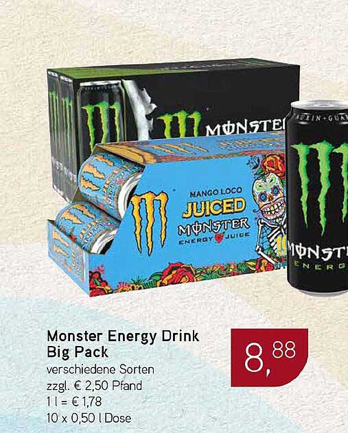 Monster Energy Drink Big Pack