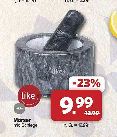 Mörser mit Schlegel