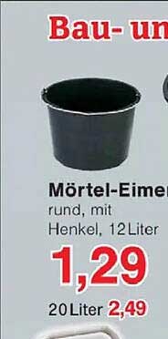 Mörtel-Eimer
