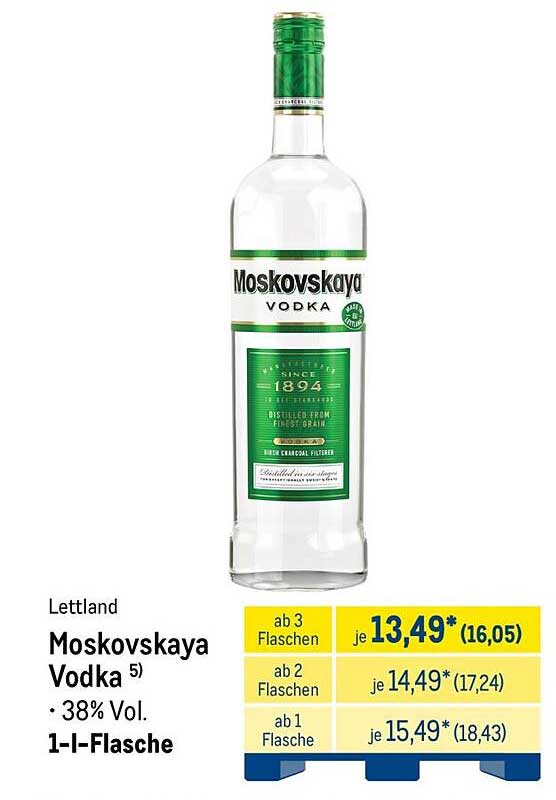Moskowskaya Vodka