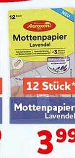 Mottenpapier Lavendel 12 Stück