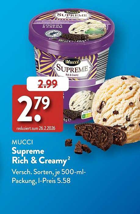 MUCCI Supreme Rich & Creamy