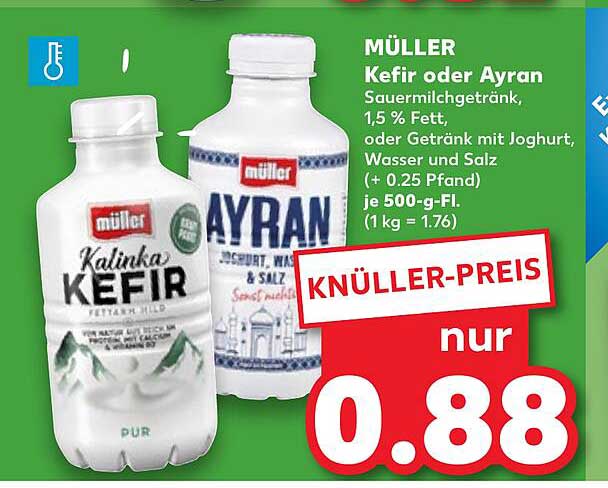 MÜLLER Kefir oder Ayran