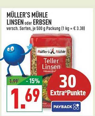 MÜLLER'S MÜHLE LINSEN oder ERBSEN