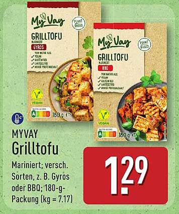 MYVAY Grilltofu