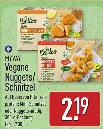 MYVAY Vegane Nuggets/Schnitzel