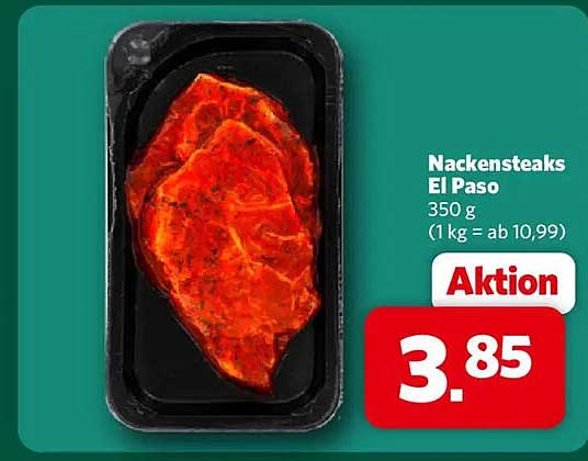 Nackensteaks El Paso 350 g