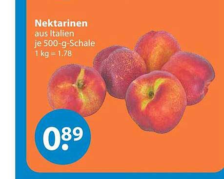 Nektarinen aus Italien je 500-g-Schale 1 kg = 1.78