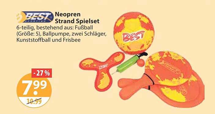Neopren Strand Spielset