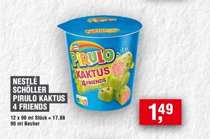 NESTLÉ SCHÖLLER PIRULO KAKTUS 4 FRIENDS