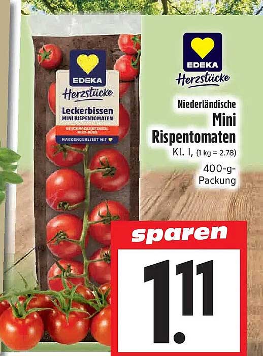 Niederländische Mini Rispentomaten
