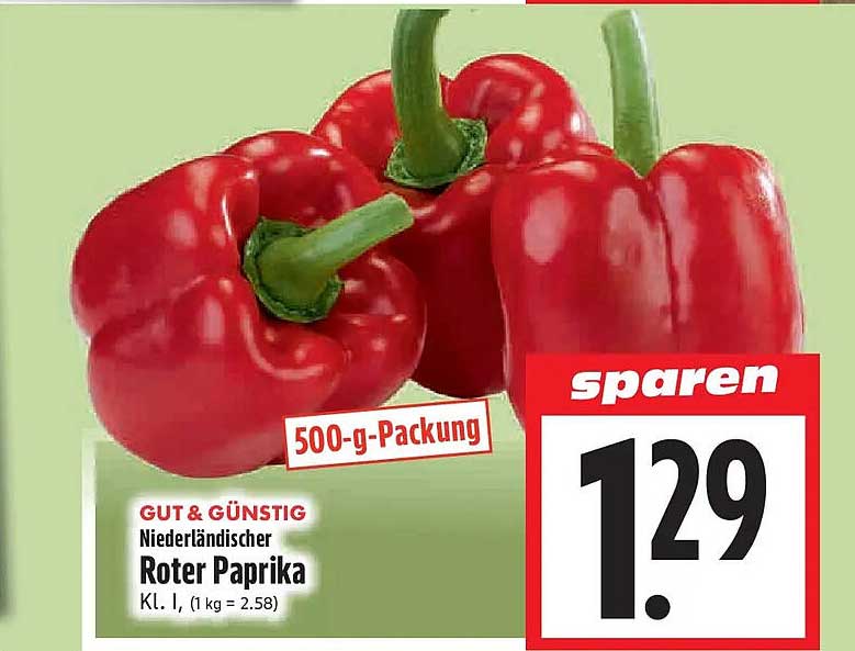 Niederländischer Roter Paprika