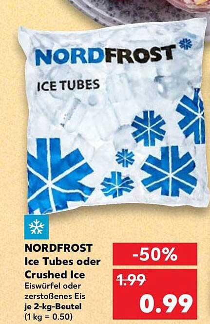 NORDEROST Ice Tubes oder Crushed Ice