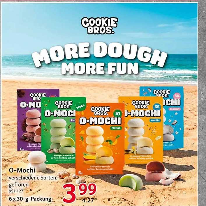 O-Mochi verschiedene Sorten, gefroren