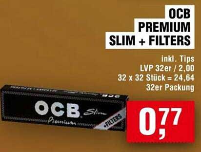 OCB PREMIUM SLIM + FILTERS