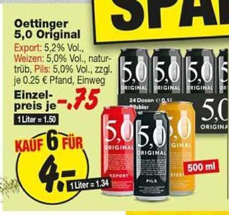 Oettinger 5,0 Original