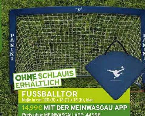 OHNE SCHLAUIS ERHÄLTLICH FUSSBALLTOR