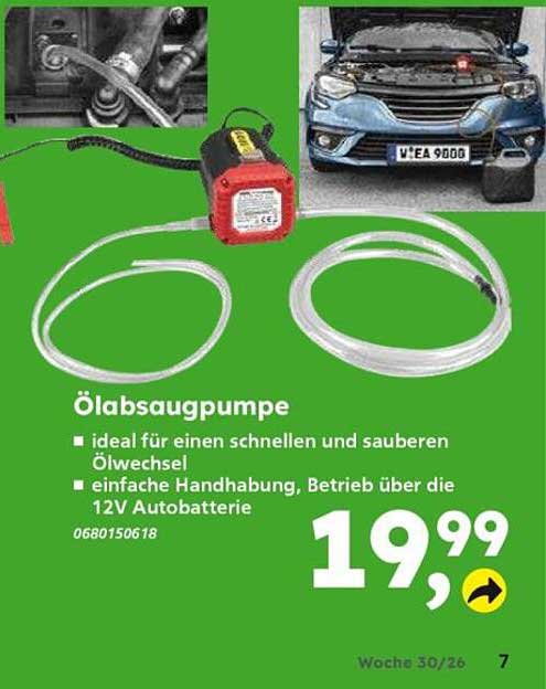 Ölabsaugpumpe