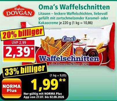 Oma’s Waffelschnitten