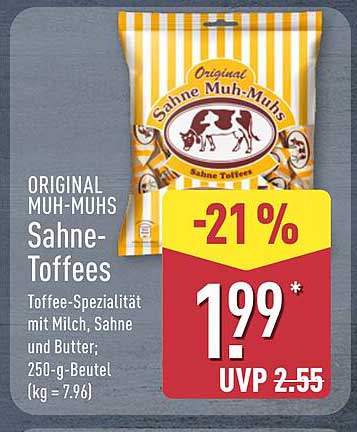 ORIGINAL MUH-MUHS Sahne-Toffees