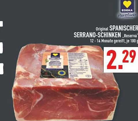 Original SPANISCHER SERRANO-SCHINKEN Reserva