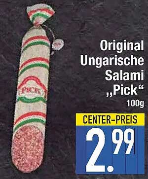 Original Ungarische Salami „Pick“ 100g