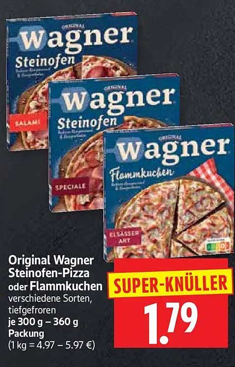 Original Wagner Steinofen-Pizza oder Flammkuchen