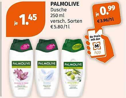 PALMOLIVE Dusche 250 ml versch. Sorten €5.80/l