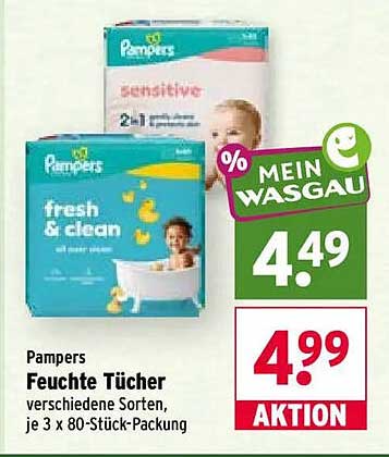 Pampers Feuchte Tücher