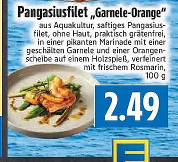 Pangasiusfilet „Garnele-Orange“