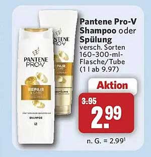 Pantene Pro-V Shampoo oder Spülung