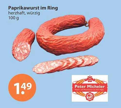 Paprikawurst im Ring