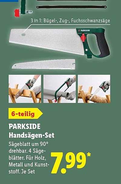 PARKSIDE Handsägen-Set