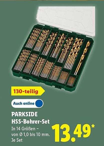 PARKSIDE HSS-Bohrer-Set