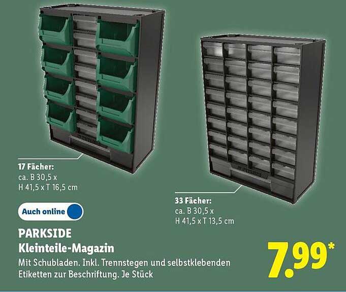 PARKSIDE Kleinteile-Magazin