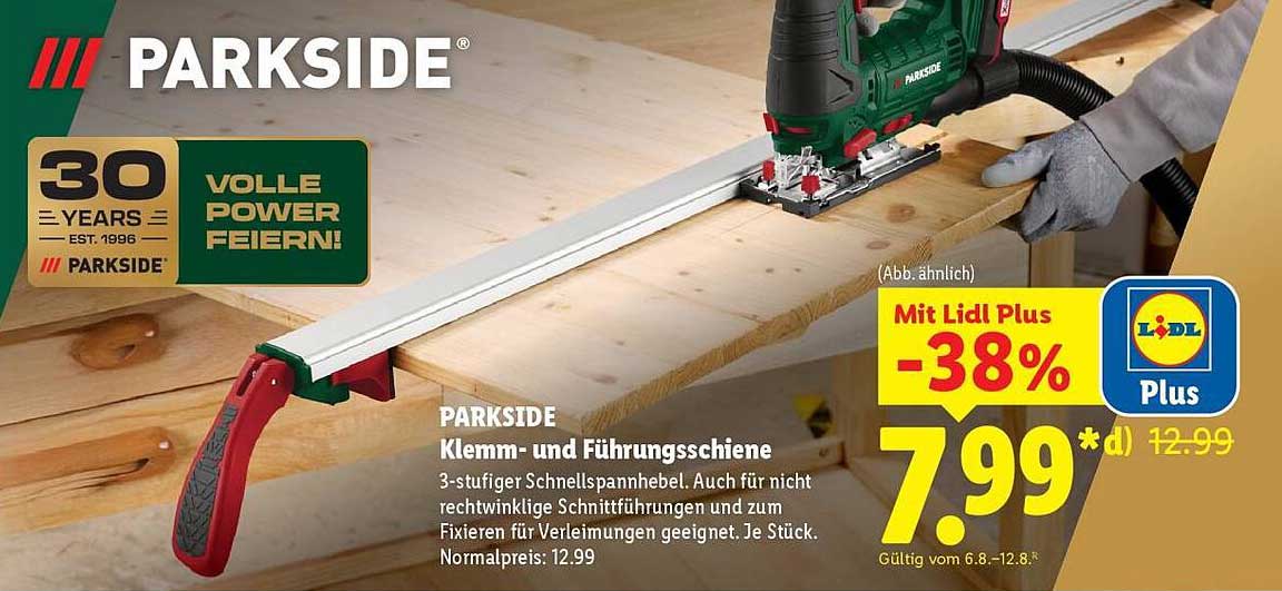PARKSIDE Klemm- und Führungsschiene
