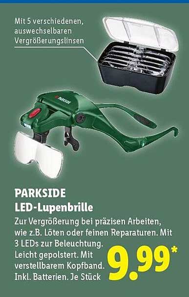 PARKSIDE LED-Lupenbrille