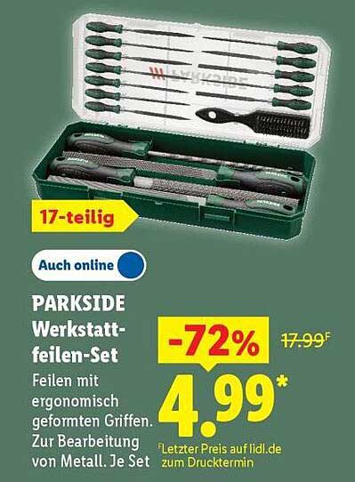 PARKSIDE Werkstatt-feilen-Set