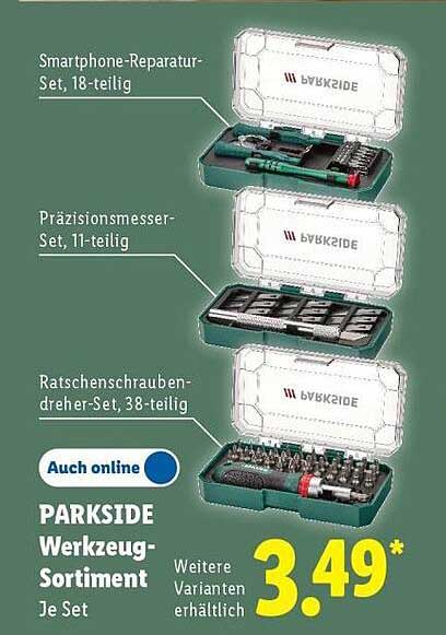 PARKSIDE Werkzeug-Sortiment