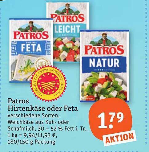 Patros Hirtenkäse oder Feta