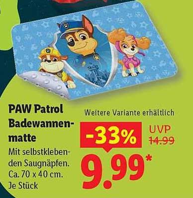 PAW Patrol Badewannen-matte