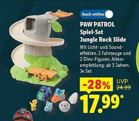 PAW PATROL Spiel-Set Jungle Rock Slide