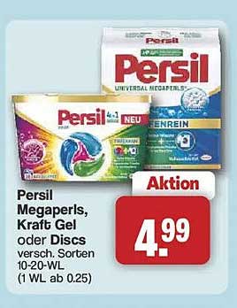 Persil Megapersls, Kraft Gel oder Discs