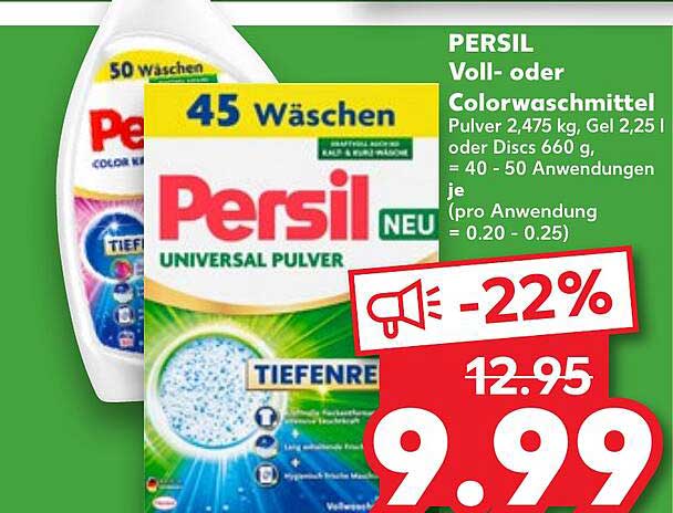 PERSIL Voll- oder Colorwaschmittel